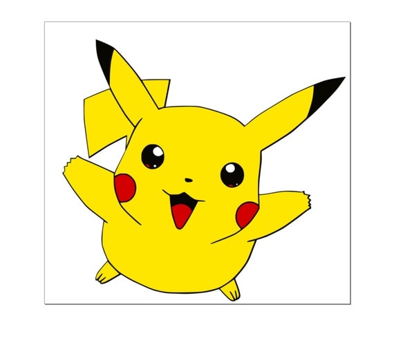 Download Pokemon Pikachu Cutting File by JoeCraftaBeKiddingMe on Etsy