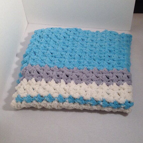 Soft Comfy Cozy Fuzzy Crocheted Baby Blanket by ...