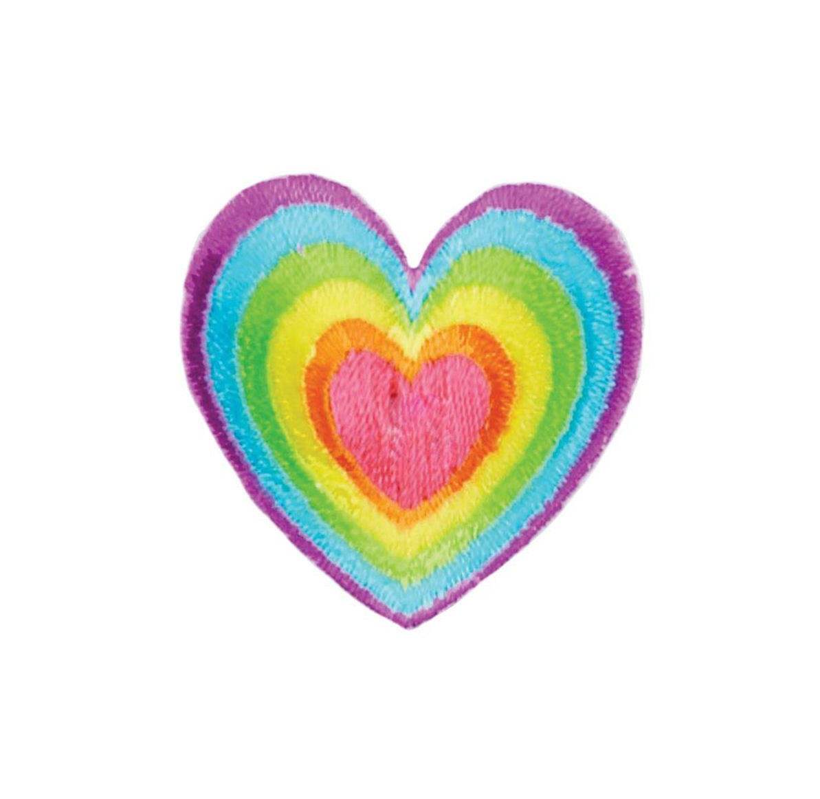 Rainbow Heart BOUTIQUE IronOn Applique by TheArtofAppliques