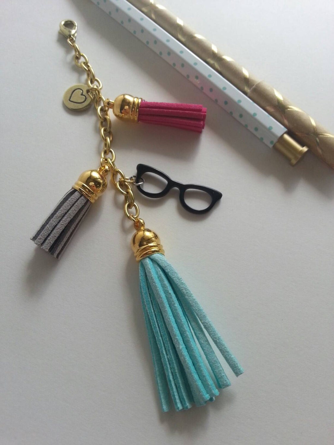 Planner Girl Planner Charm Tassels and Charms by bangsandglasses