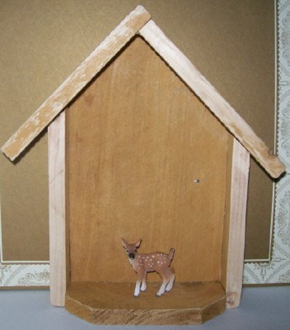 Wooden Niche or Grotto. Make your own by TheOwlsLicoriceStick