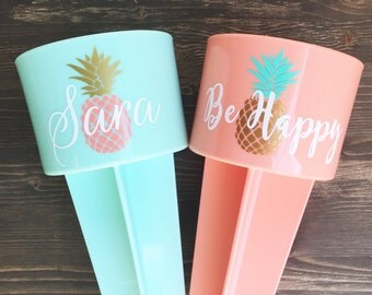 Personalized Pineapple Beach Spiker
