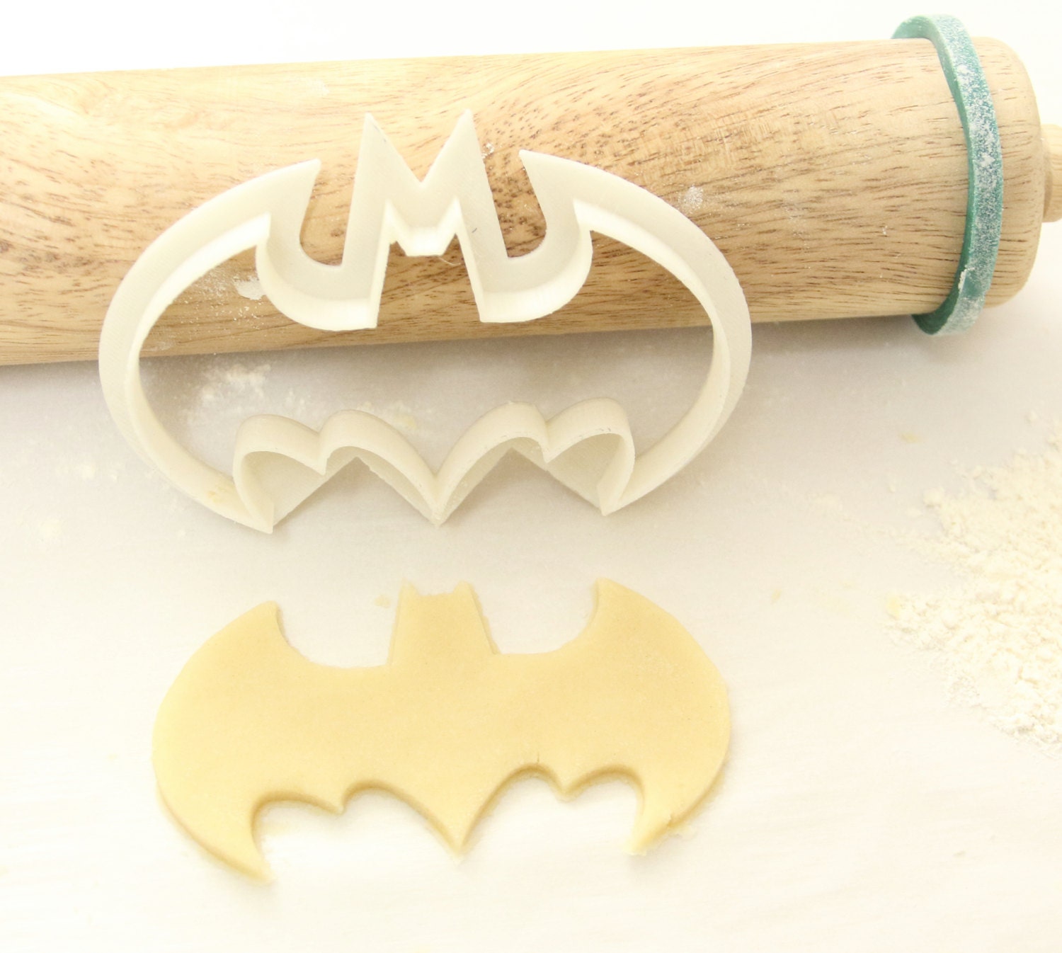 3D Printed Batman Cookie Cutter: Extra Large and Dishwasher