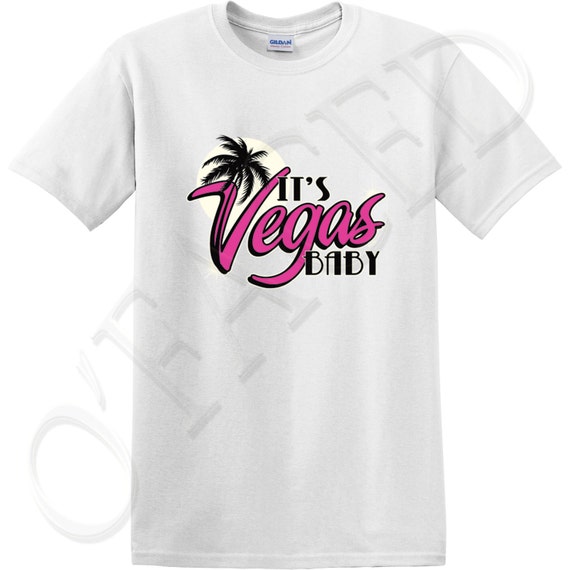 Its Vegas Crew Neck T shirts for Guys Its Vegas Baby