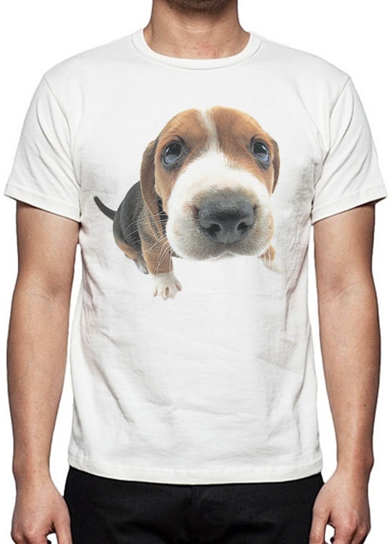 Dog Big Nose T-Shirt Pet T-Shirt teen Woman men by doubledodee