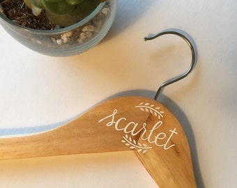 Bridesmaid Hanger | Bride Hanger | Wedding Hanger | Bridal Hanger | Bridal Party | Personalized Hanger | Bridesmaid Gift