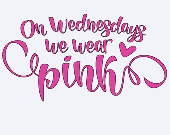Free Shipping! On Wednesdays we wear pink