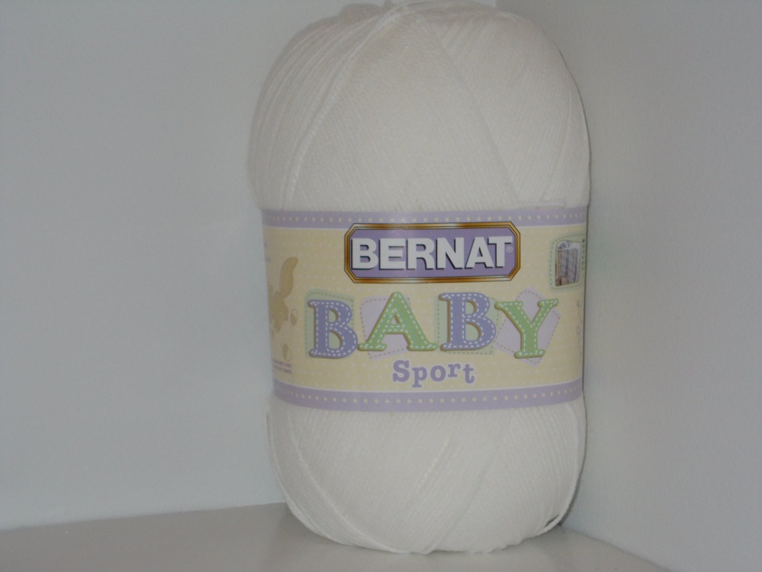 Bernat Baby Sport Big Ball Yarn Baby White 12.3oz/350g