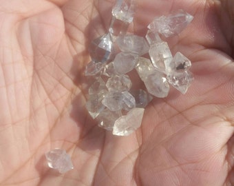 Double Terminated Skeletal Quartz Points (lot of 14)