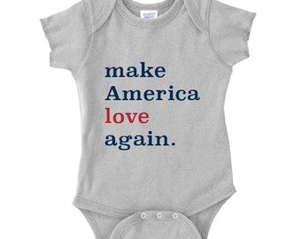 Make America Love Again Onesie Kids Tee