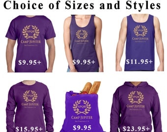 Choice of 1 Camp Jupiter Cosplay Item * Sizes 2T - 6XL * Shirt * Tank * Hoodie * Long Sleeve * Tote Bag * Percy Jackson Parody * Olympus