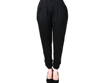 Black Jersey Trousers (Petite)
