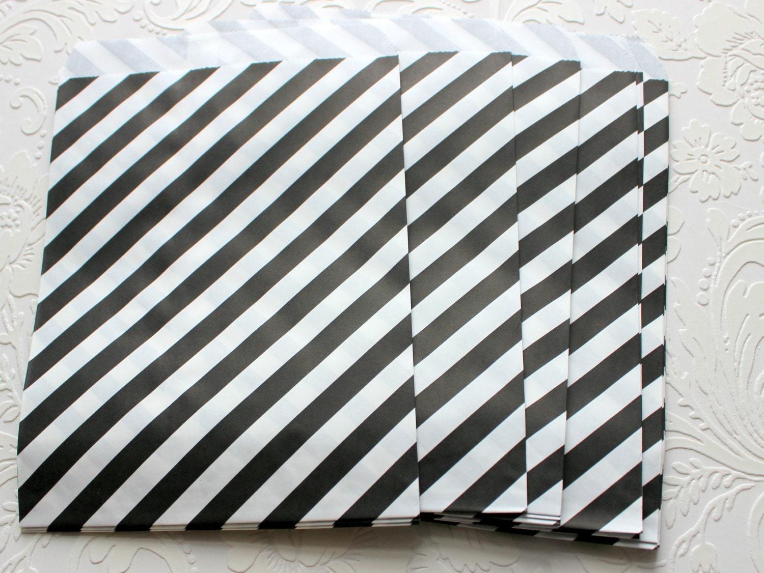 Black And White Striped Gift Bags IUCN Water