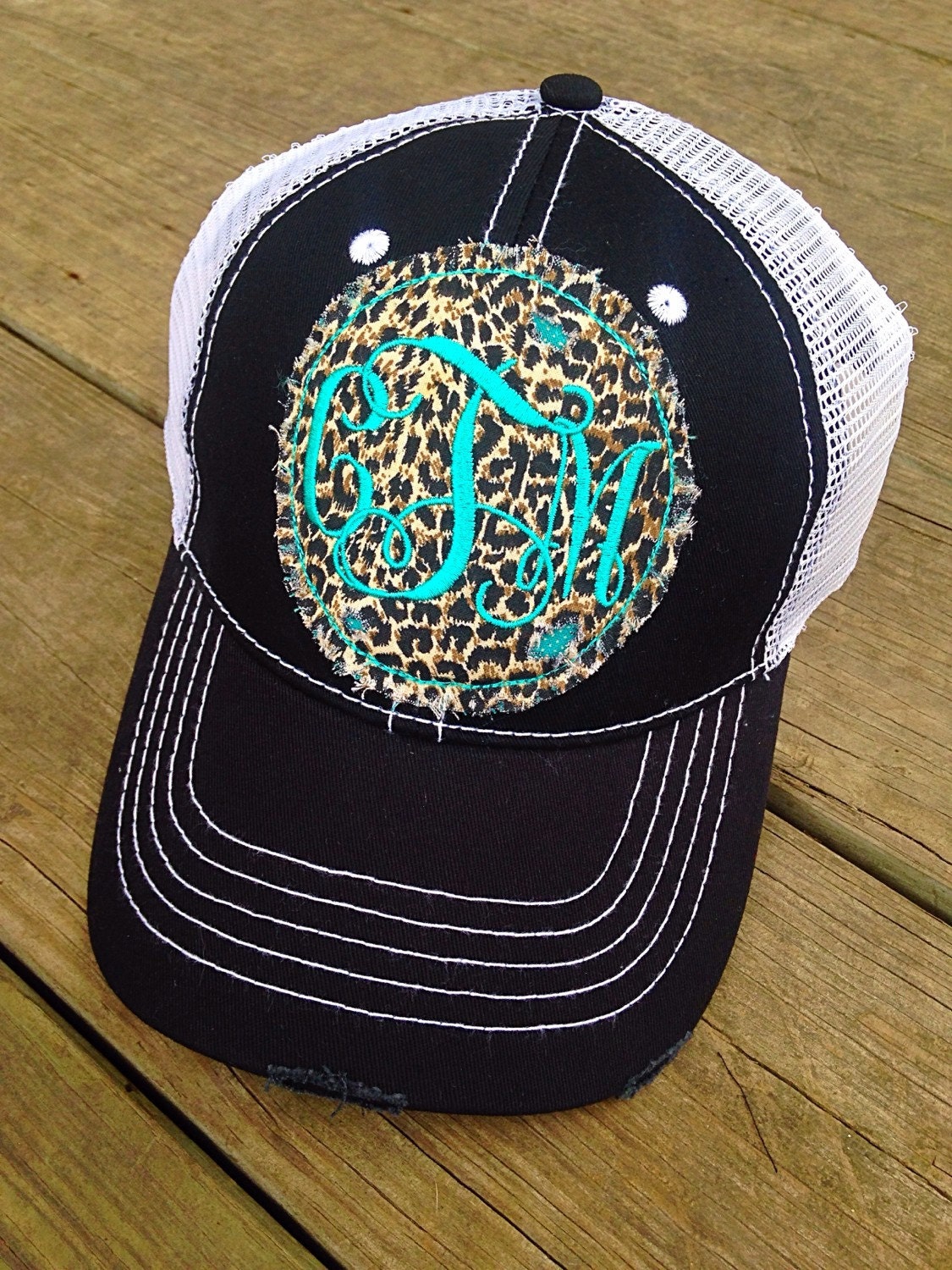 NEW Custom Monogrammed Trucker Caps Baseball Cap Personalized