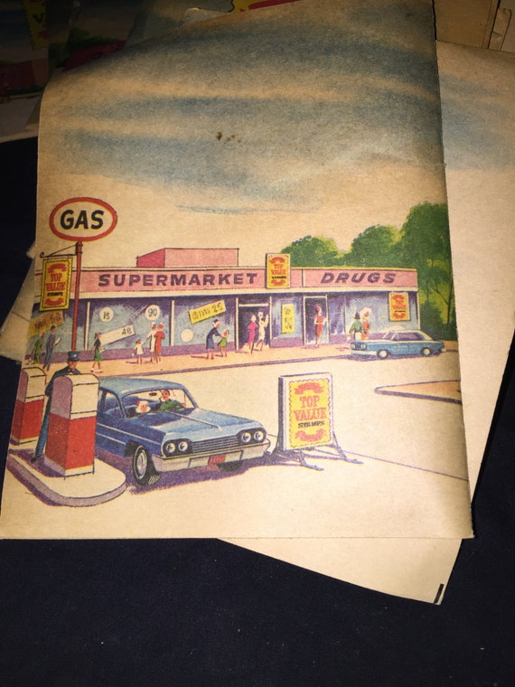 1966 Top Value Stamps Saver Book Unused