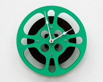 Recycled 16MM Movie Reel Clock