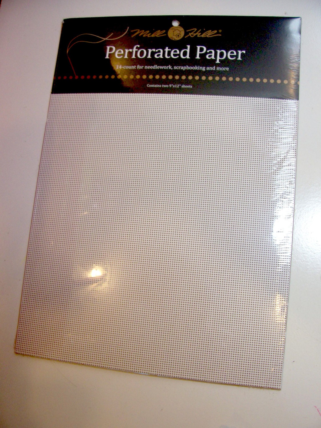 Mill Hill Perforated Paper for Needlework WI White Perforated
