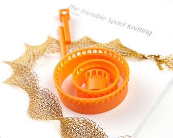 Jewelry Loom , Wire crochet ISK invisible spool knitting loom , beading loom, Wire crochet looms, Wire mesh loom, Wire knitter