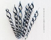 Handmade Glass Icicles (6) - Blue & Clear Lampwork Icicle Ornaments - Hawaii Lampwork Glass - Holiday Decorations Handmade Glass Icicles (6) - Blue & Clear Lampwork Icicle Ornaments - Hawaii Lampwork Glass - Holiday Decorations