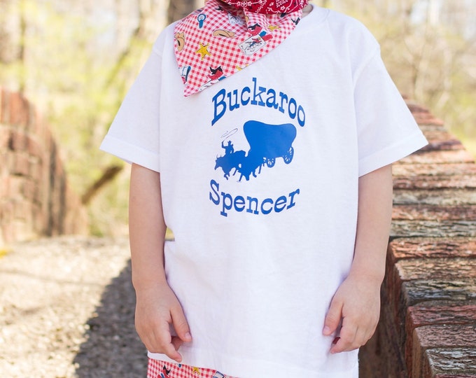Little Cowboy Shorts Set - Toddler Boy Outfit - 4th of July - Personalized - Western - Baby - 3pc Set - Birthday - 6 m - 8 yrs