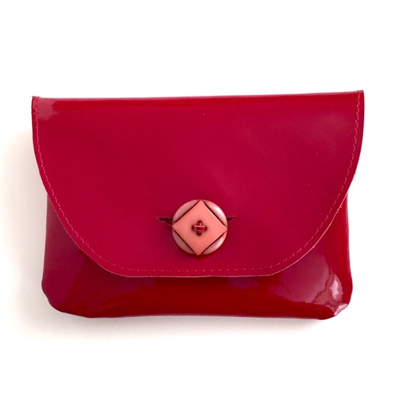 small red coin purse