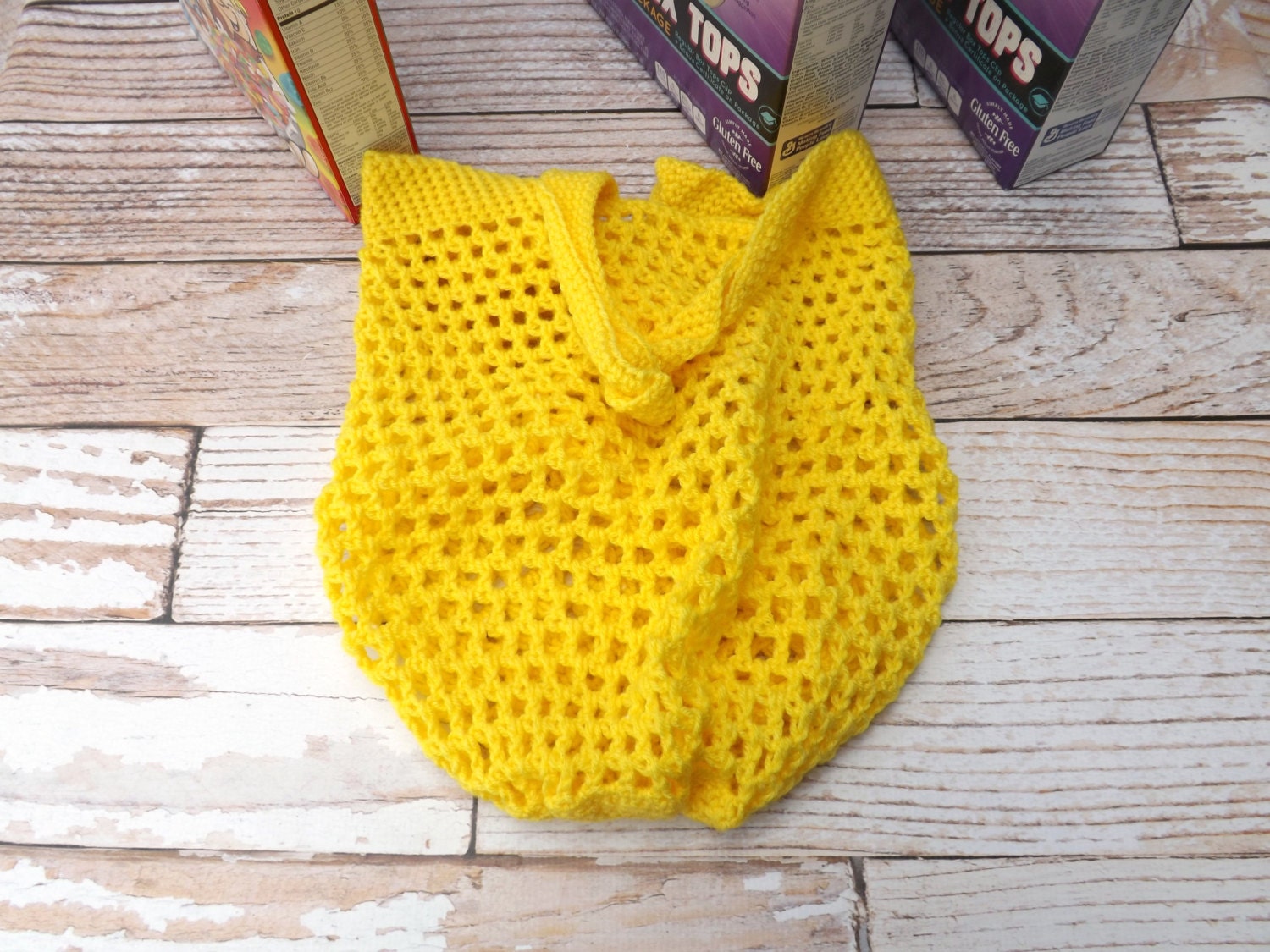 CROCHET PATTERN Reusable Grocery Bag Pattern for beach bag