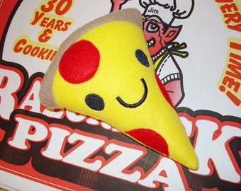 squeaky pizza dog toy