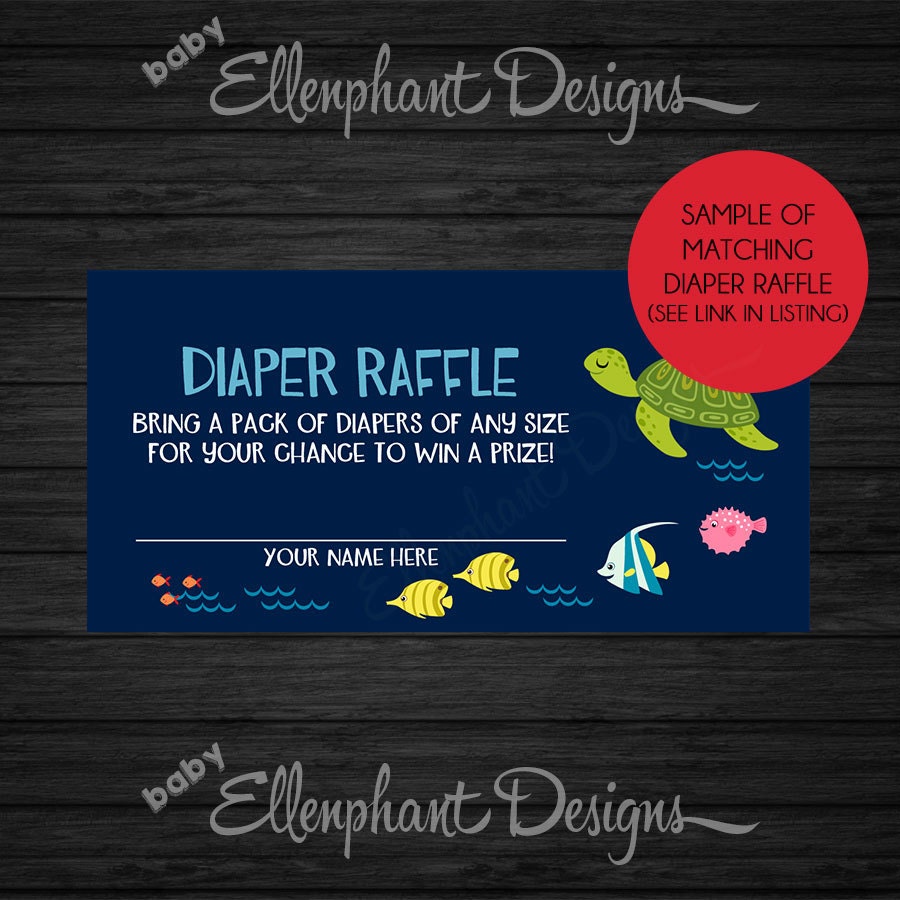 Under the Sea Baby Shower Invitation baby sprinkle boy sea