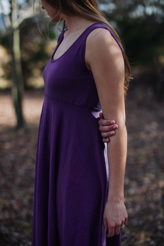 Womens Cotton Jersey Knit Dress Made in the USA Handmade to