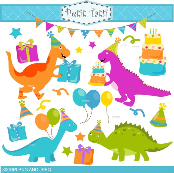 dinosaur birthday clipart - photo #7