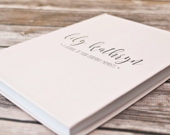 Journal | Guest Book, Personalized, Baby Gift, Baby Shower, Pregnancy Journal, Baby Journal