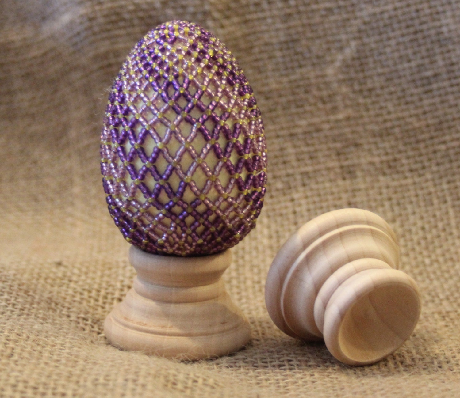 Wooden Egg Stand