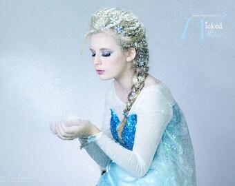 Elsa Costume for Adults, Custom Elsa dress , Elsa Snow Queen, Elsa Cosplay, Elsa Disney Princess dress, Halloween Costume