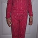 Footie Pajamas Long Sleeve Size 7 Cotton Knit 2 Piece