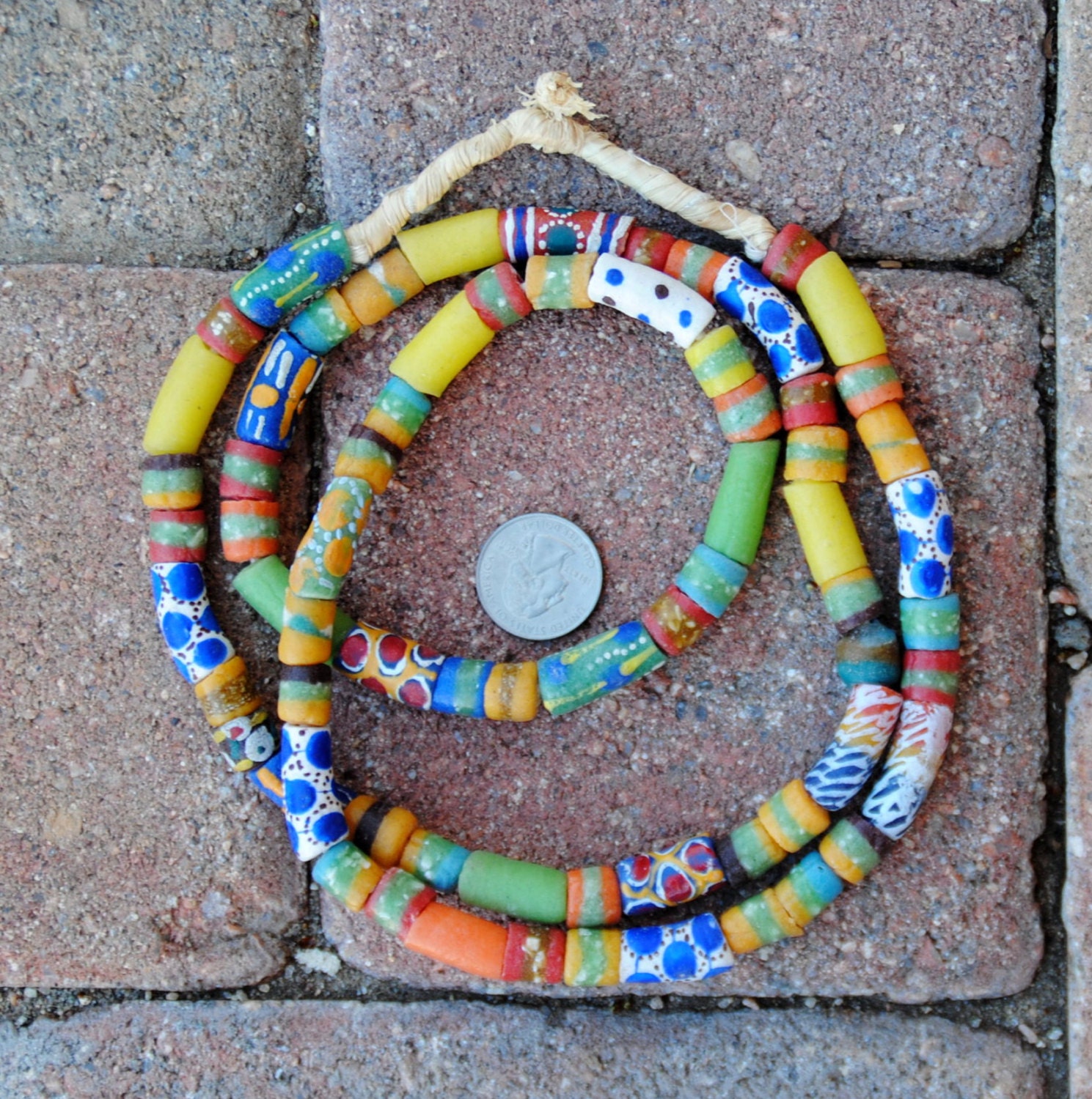 Mixed African Krobo Beads