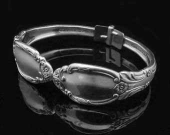 Handmade Silver Bracelet, Spoon Jewelry, Silverware Bracelet, Park Lane SMALL fits 5-6 inch wrist