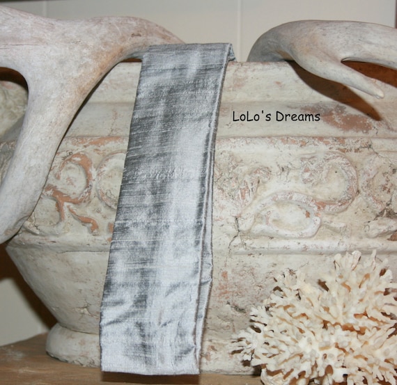 VELCRO Chandelier Chain Cord Cover Silver Silk 3ft 6ft