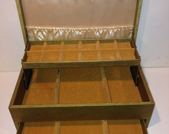 Vintage Gold Jewelry Box