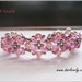 Beaded Bracelet Tutorial Pattern - Rose Pearl Flower Bracelet (BB124) - Beading Jewelry PDF Tutorial (Instant Download)