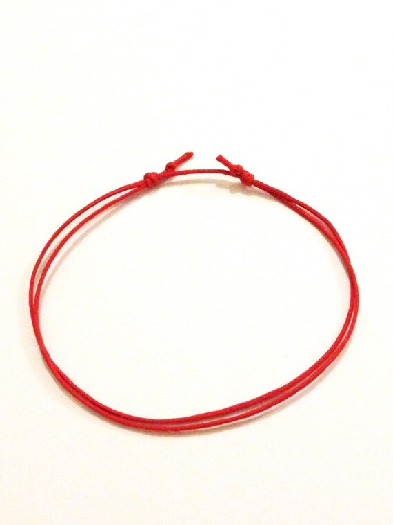 2 x Red string bracelets Red thread bracelet String of fate