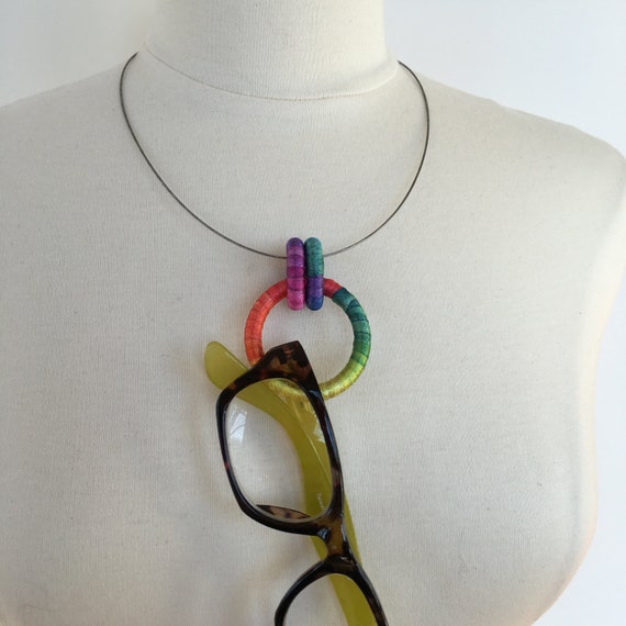 Items similar to Eyeglasses Holder Necklace Tropical on Etsy