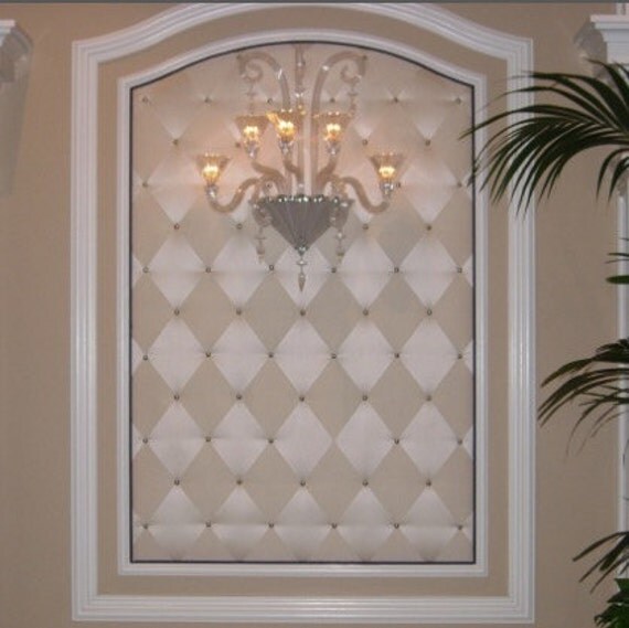 Tufted Wall Panels Fabric Wall Diamond Upholstered Custom Wall