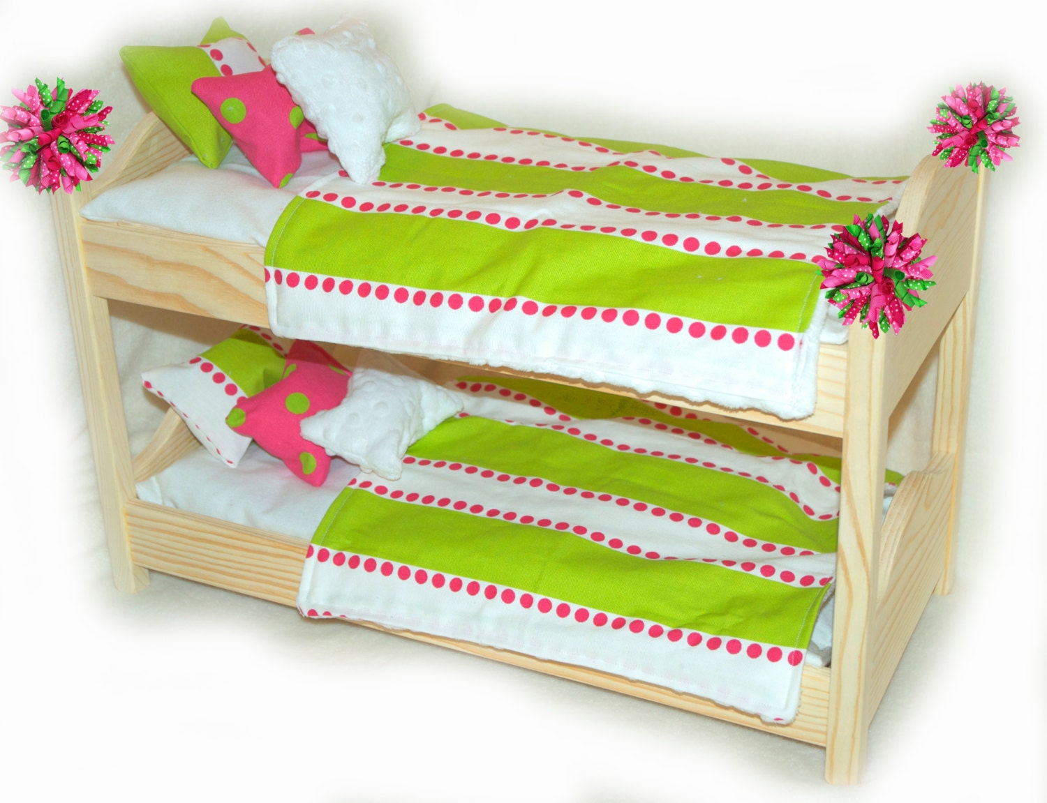 pink doll bunk bed