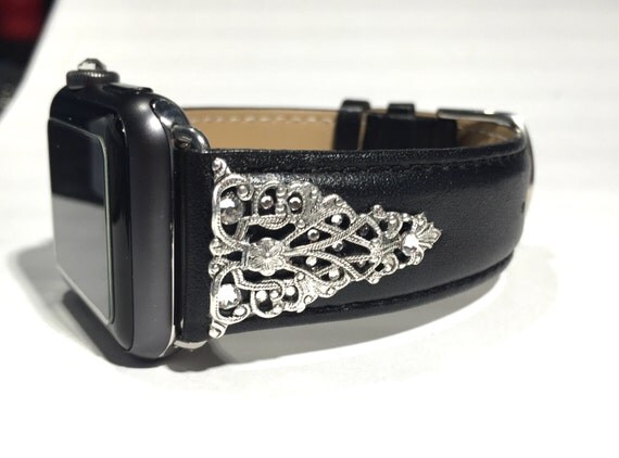 Custom Apple Watch Band with Swarovski by CRYSTALandBLING