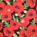 remembrance poppy fabric