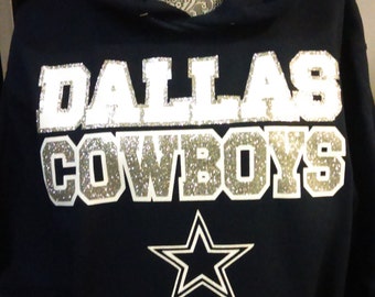 Dallas Cowboys Glitter Sweater or Tee