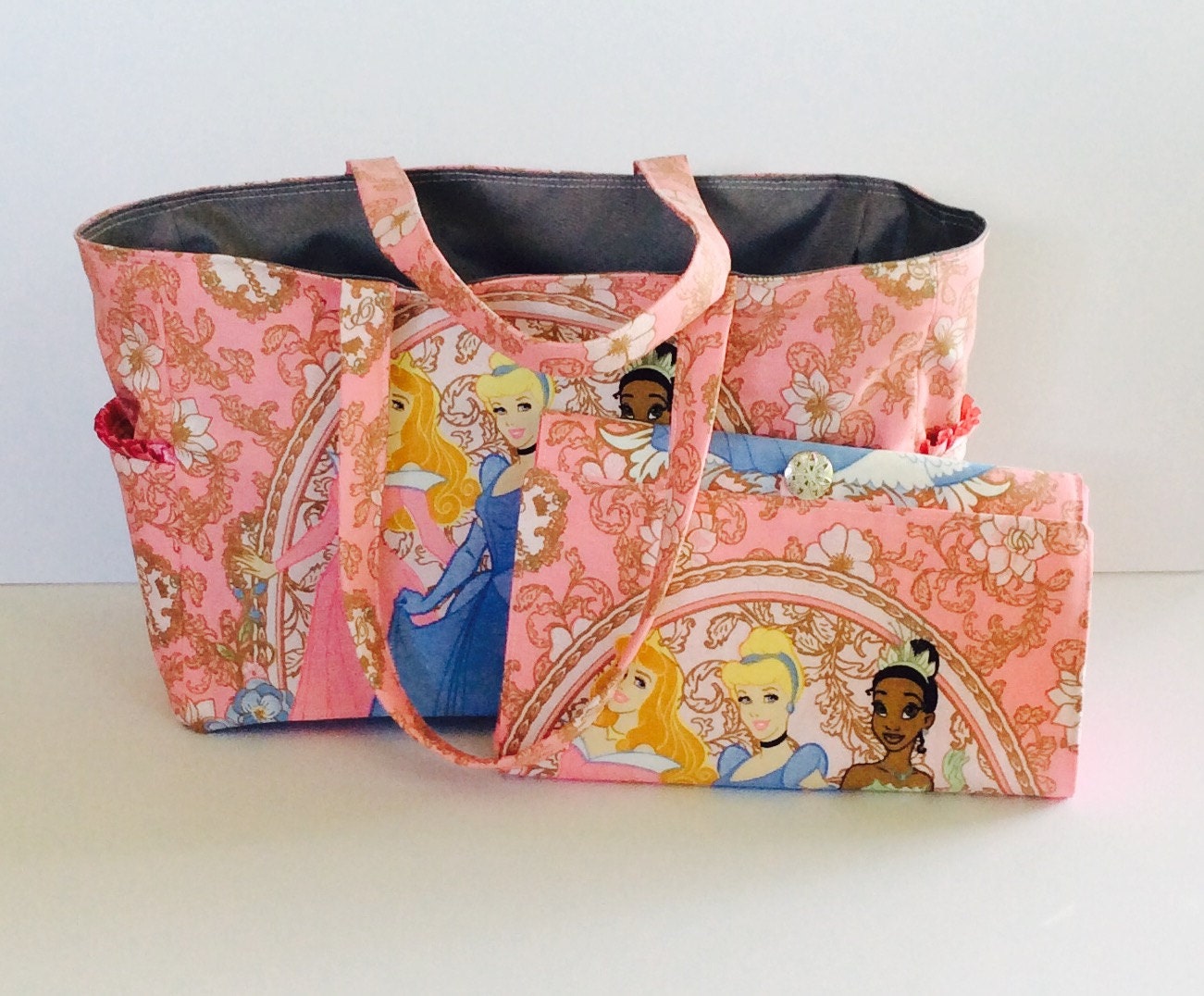 MADE TO ORDER Disney Princess Diaper Bag Set AllinOne