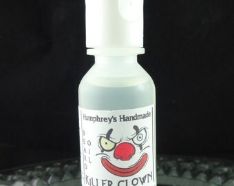 KILLER CLOWN Beard Oil Small .5 oz, Cotton Candy Scented Cologne Oil, Beard Conditioner, Natural Beard Oil for Men Apricot Kernel Oil