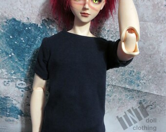 SD 70cm BJD navy Blue Shirt