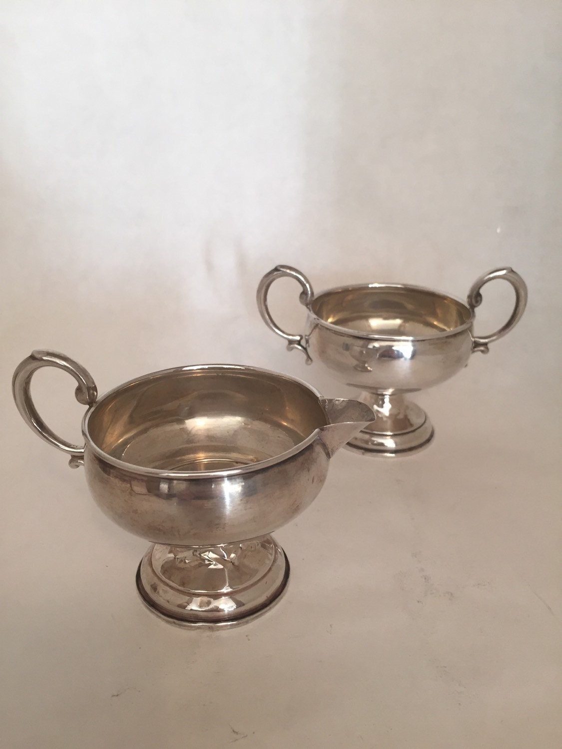 Sterling Silver Cream and Sugar Set Haute Juice